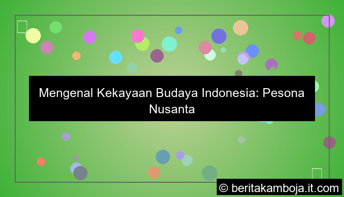 visual budaya indonesia