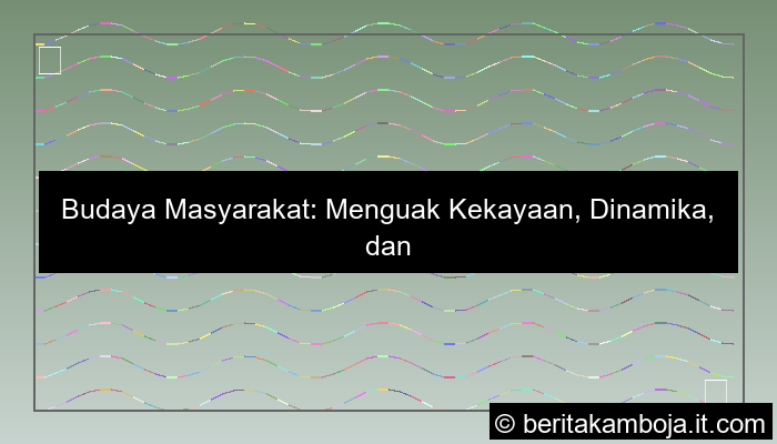 grafik budaya masyarakat