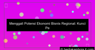 ekonomi bisnis regional