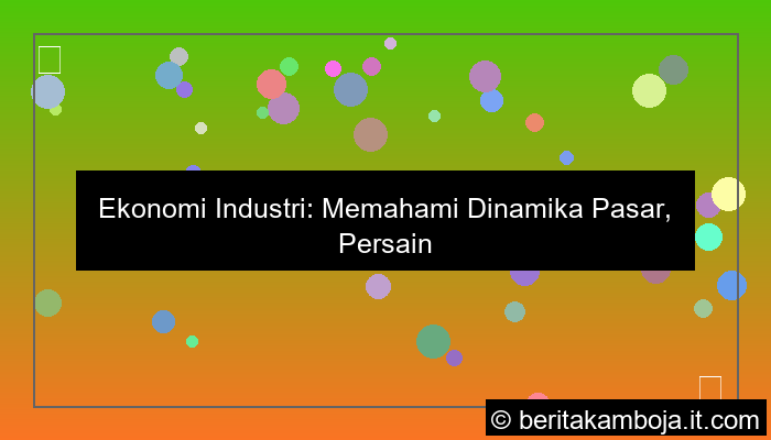 ekonomi industri