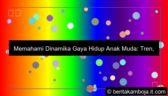 gambar gaya hidup anak muda