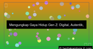 ilustrasi gaya hidup gen z