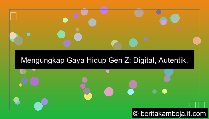 ilustrasi gaya hidup gen z