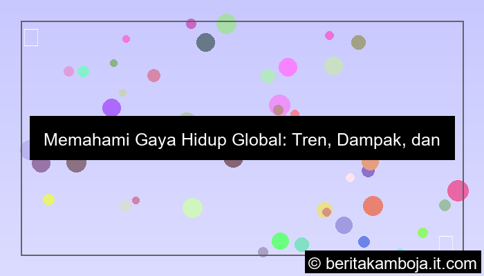 gambar gaya hidup global