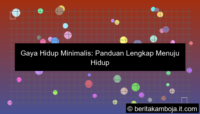 gaya hidup minimalis
