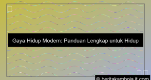 gaya hidup modern