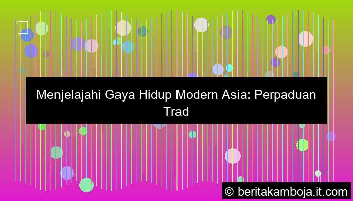 gaya hidup modern asia
