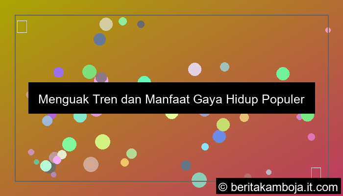 ilustrasi gaya hidup populer
