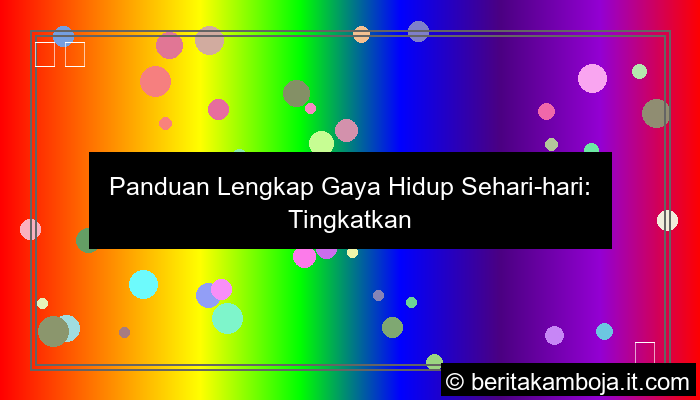 gambar gaya hidup sehari hari