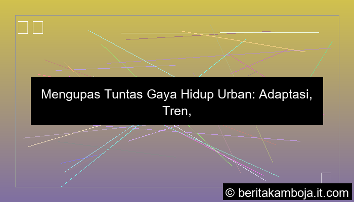 gaya hidup urban