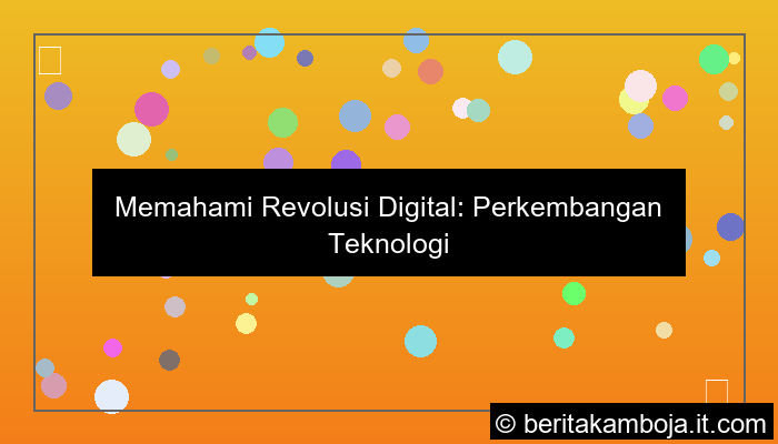 perkembangan teknologi