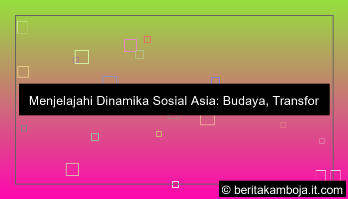 ilustrasi sosial asia