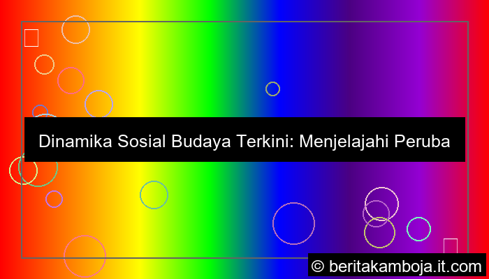 sosial budaya terkini