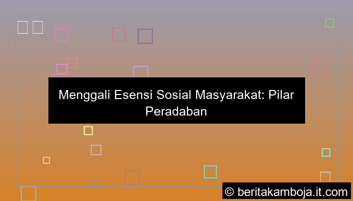 desain sosial masyarakat