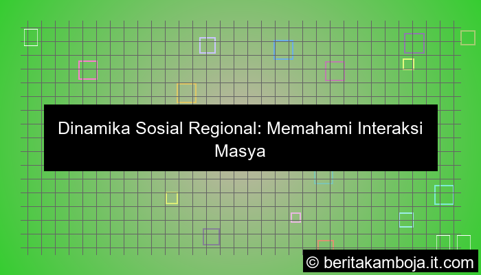 sosial regional