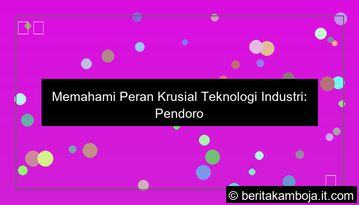 teknologi industri
