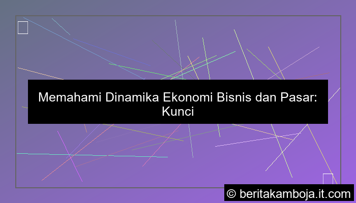 ilustrasi ekonomi bisnis pasar