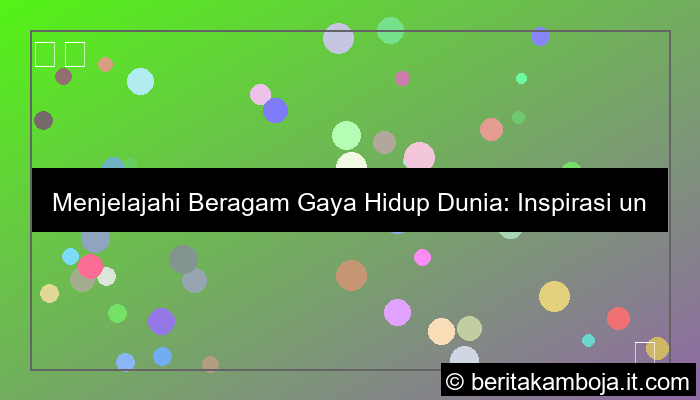 grafik gaya hidup dunia