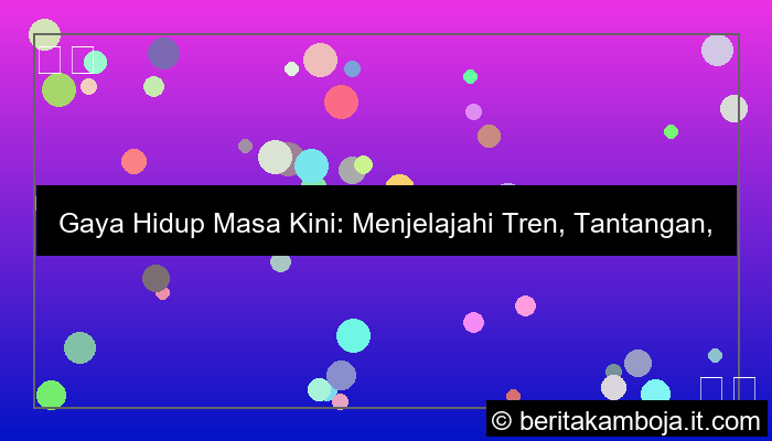 gaya hidup masa kini