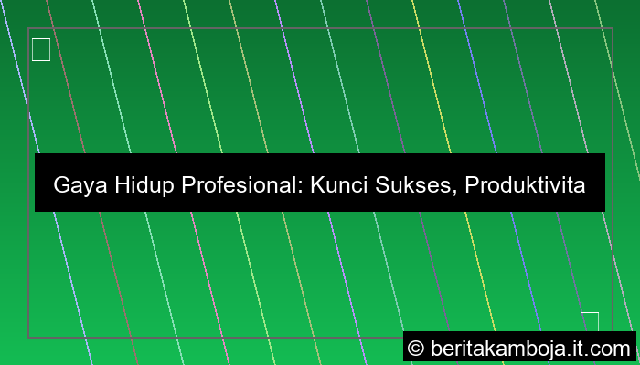 gaya hidup profesional