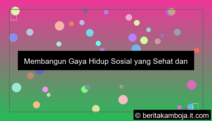 visual gaya hidup sosial