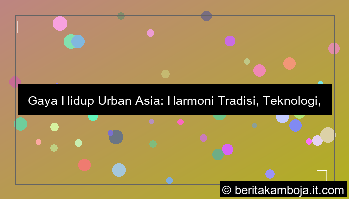 grafik gaya hidup urban asia