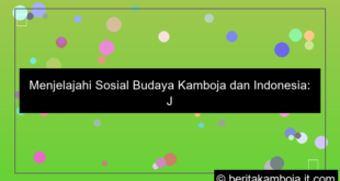 ilustrasi sosial budaya kamboja indonesia