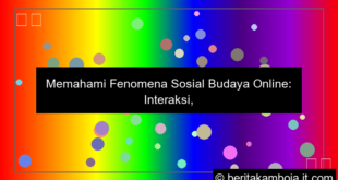 sosial budaya online
