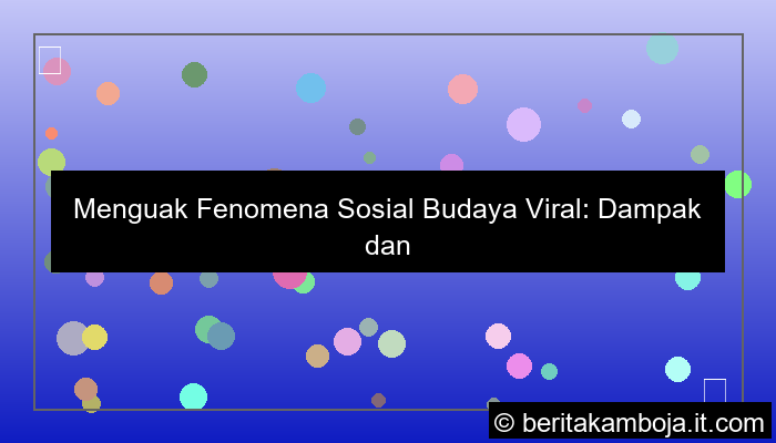 gambar sosial budaya viral