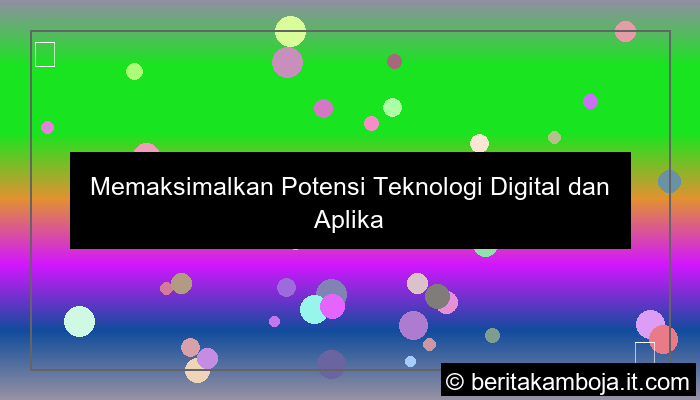 desain teknologi digital aplikasi