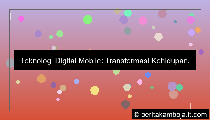 gambar teknologi digital mobile