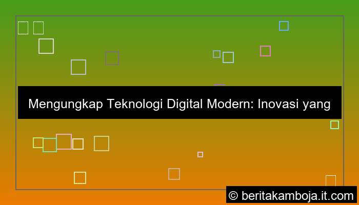 desain teknologi digital modern