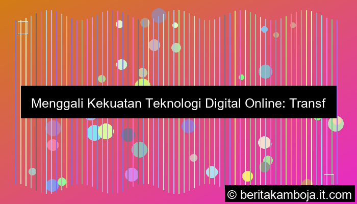 teknologi digital online