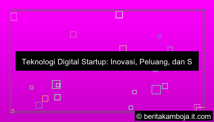 gambar teknologi digital startup